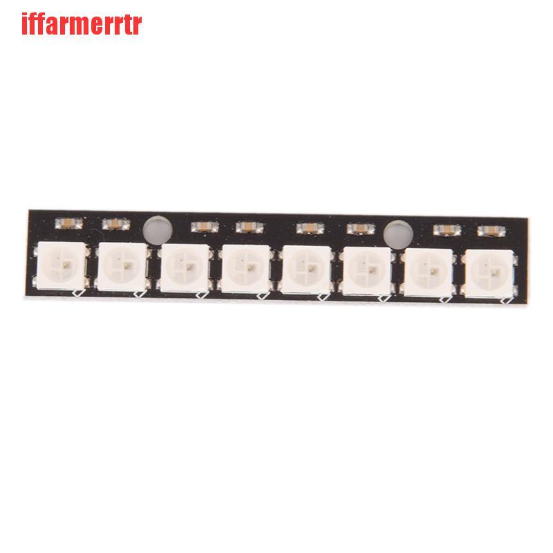 Bảng Mạch Điều Khiển Đèn Led 8 Kênh Ws2812 5050 Rgb 8 Bóng Màu Đen Cho Arduino Kgd