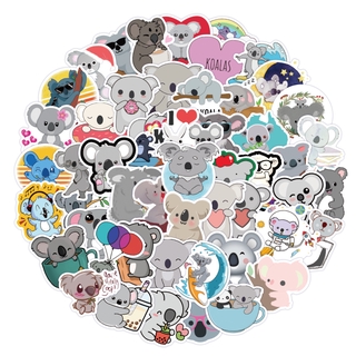 Bộ 53 Miếng Dán Trang Trí Hình Gấu Koala Dễ Thương