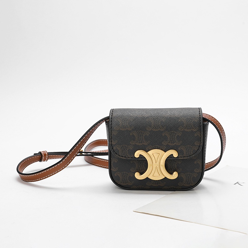 Túi Đeo Vai Mini Màu Hồng Thời Trang Xuân Hè Hàng Mới Cho Nữ