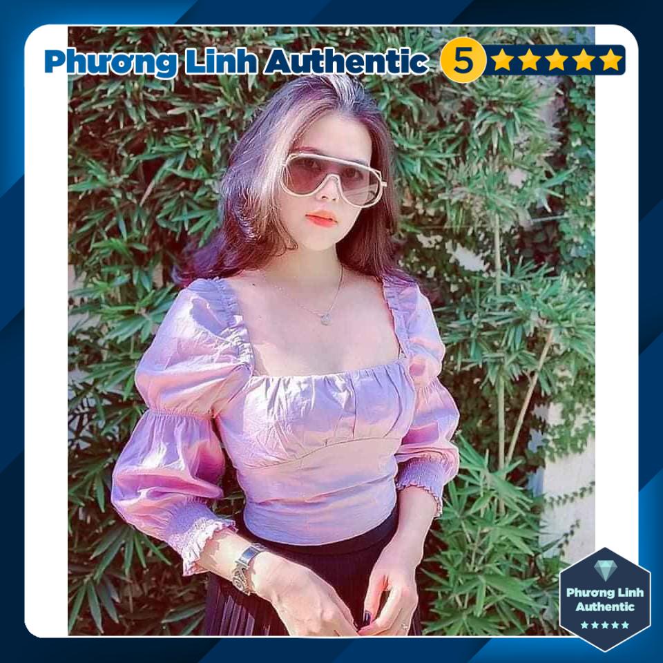 Áo tím Lilac H&M Auth new tag - có sẵn