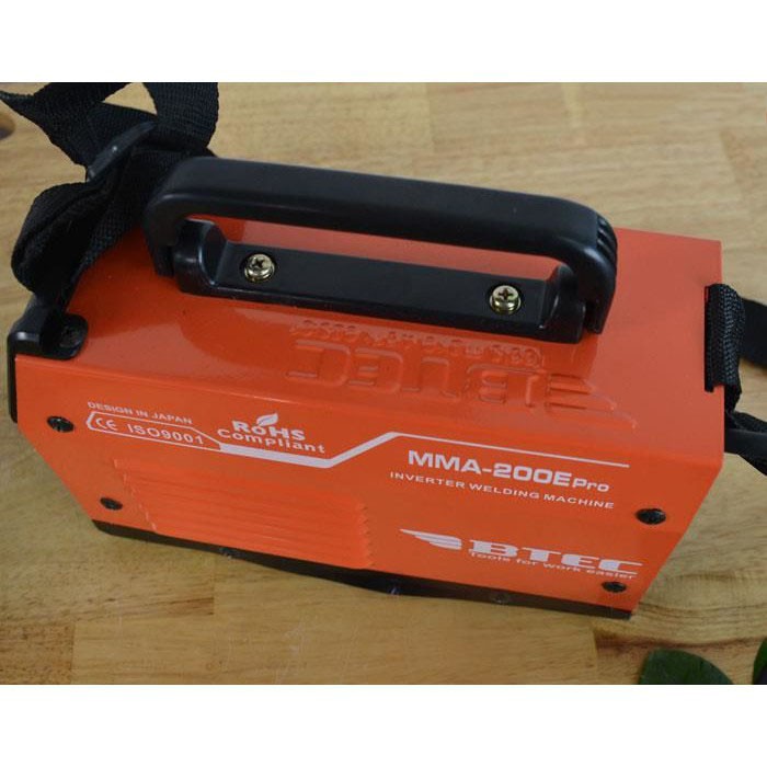 Máy hàn mini cao cấp Btec MMA 200E Pro, máy hàn gia đình, hàn thủ công cho mối hàn đẹp, bảo hành 12 tháng
