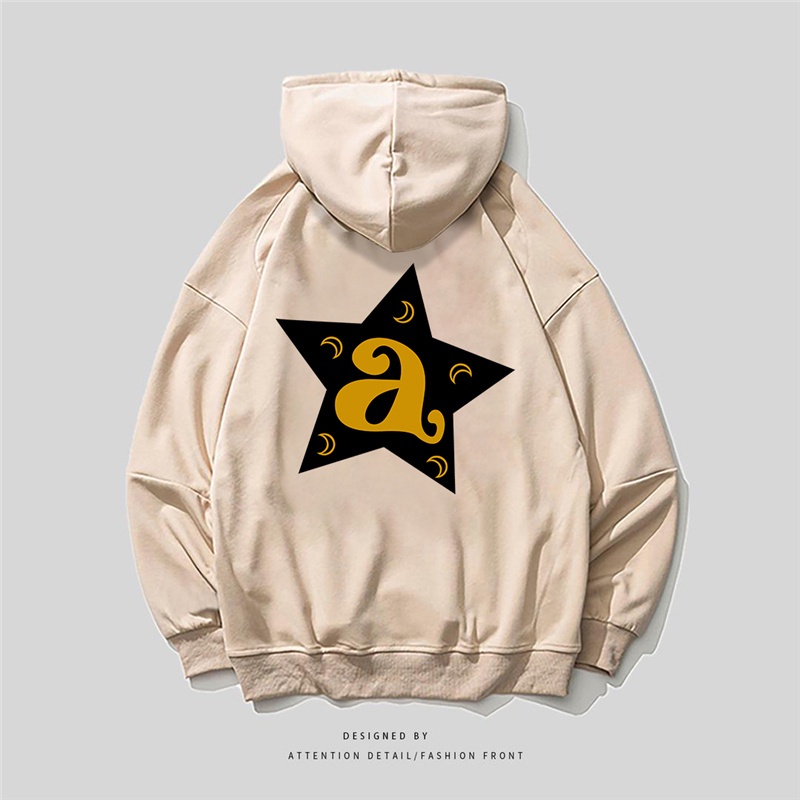 NRVP Áo Khoác Hoodie Tay Dài Dáng Rộng In Họa Tiết Phong Cách Hàn Quốc Dành Cho Nam Nữ