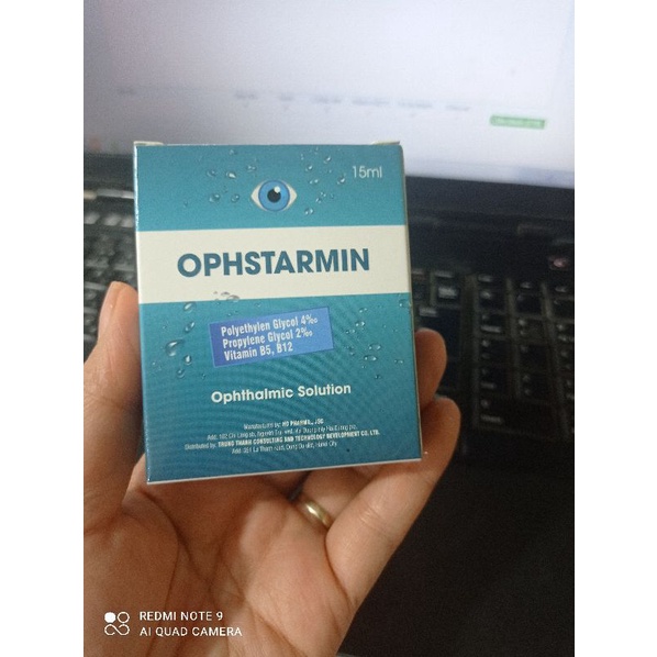 OSPHARTAMIN dung dịch nhãn khoa phòng ngừa đau mắt rửa trôi bụi bẩn