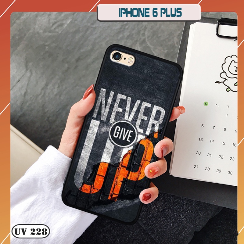 Ốp lưng nhám in hình 3D IPhone 6 Plus