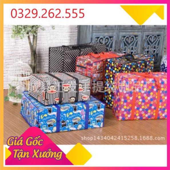 (Sale Khủng)  [XẢ KHO] Túi Bạt Túi Dứa Túi Đựng Đồ Túi Bạt Có Dây Kéo Túi Vải Bạt Đựng Quần Áo( có nhiều kích cỡ )