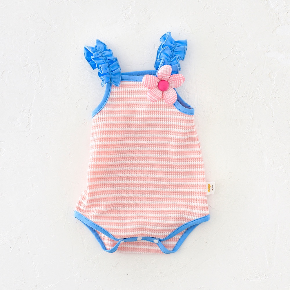 Áo cotton Co Giãn Họa Tiết Kẻ Sọc / Bông Hoa Thời Trang Mùa Hè Hàn Quốc Dành Cho Bé Gái
