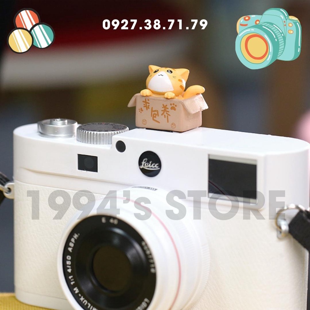 (CÓ SẴN) Hotshoe Mèo hộp quà dễ thương cho máy ảnh - Nắp bảo vệ che chân đèn Flash -Kute- Hotshoe Mèo - Hotshoe hộp mèo