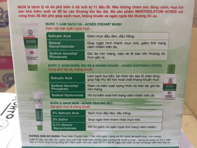 Bộ tiện dụng acnes - bộ sản phẩm chăm sóc da mụn Acnes | BigBuy360 - bigbuy360.vn