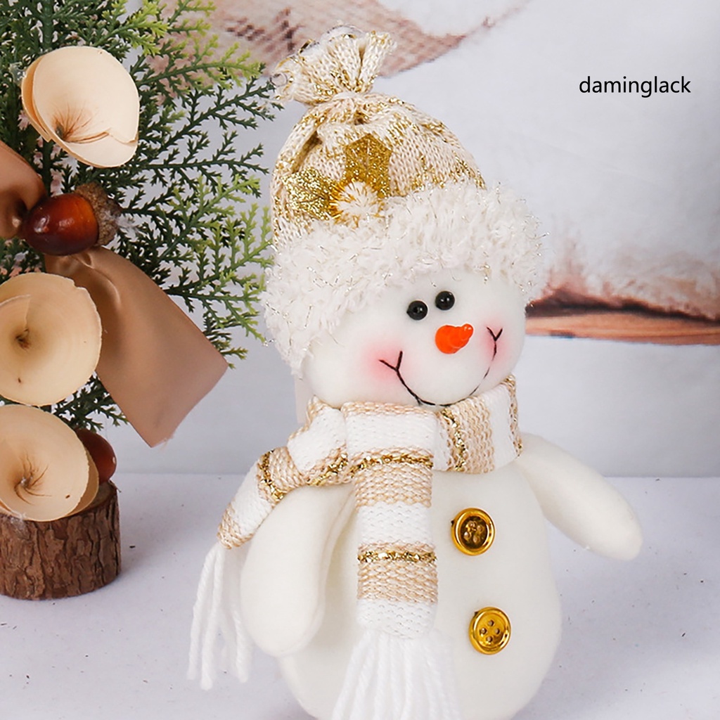 Búp bê vải hình ông già noel/người tuyết dễ thương trang trí nhà cửa dịp giáng sinh