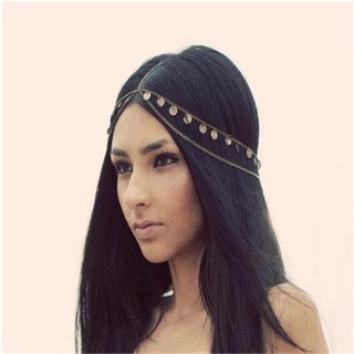 Bờm tóc bohemian phong cách âu mỹ - Vòng đội đầu boho