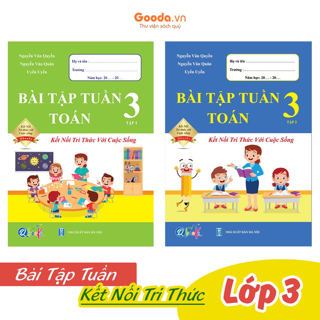 Sách Combo Bài Tập Tuần Toán Lớp 3 - Kết Nối Tri Thức Với Cuộc Sống - BẢN QUYỀN