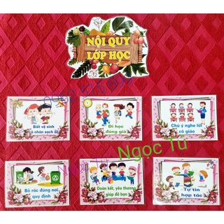 Nội quy lớp học.
