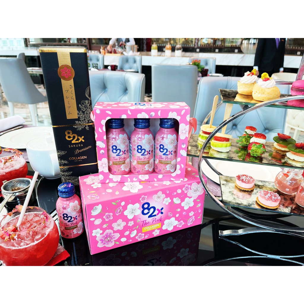82X The Pink Collagen 100ml Hàm Lượng 1000mg Collagen, nước uống đẹp da đến từ Nhật bản | Thế Giới Skin Care
