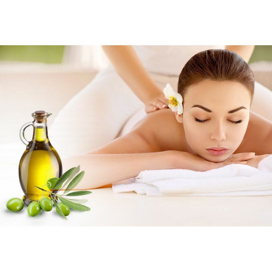 Dầu massage và dưỡng da toàn thân chiết xuất từ trái oliu Organia Seed &amp; Farm Olive Body Essence Oil 465ml