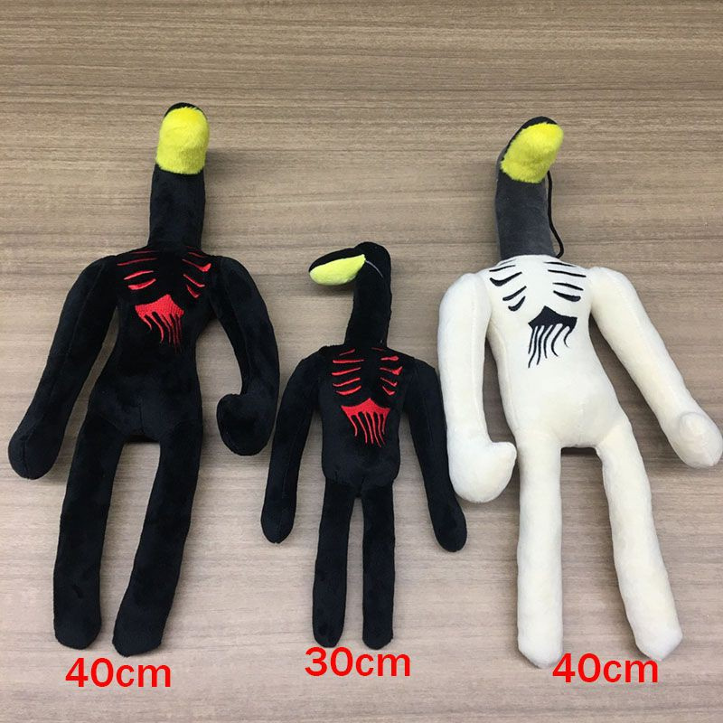 Siren Head Đèn Đường Nhồi Bông Màu Đen Phong Cách Kinh Dị Trang Trí Phòng Ngủ Cho Bé