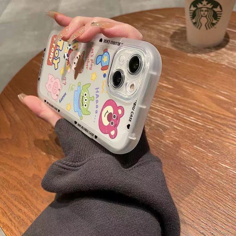 Ốp Điện Thoại Silicon Mềm Bảo Vệ Lens Hình Winnie The Pooh Cho iPhone13 xsmax XR xs Ggr