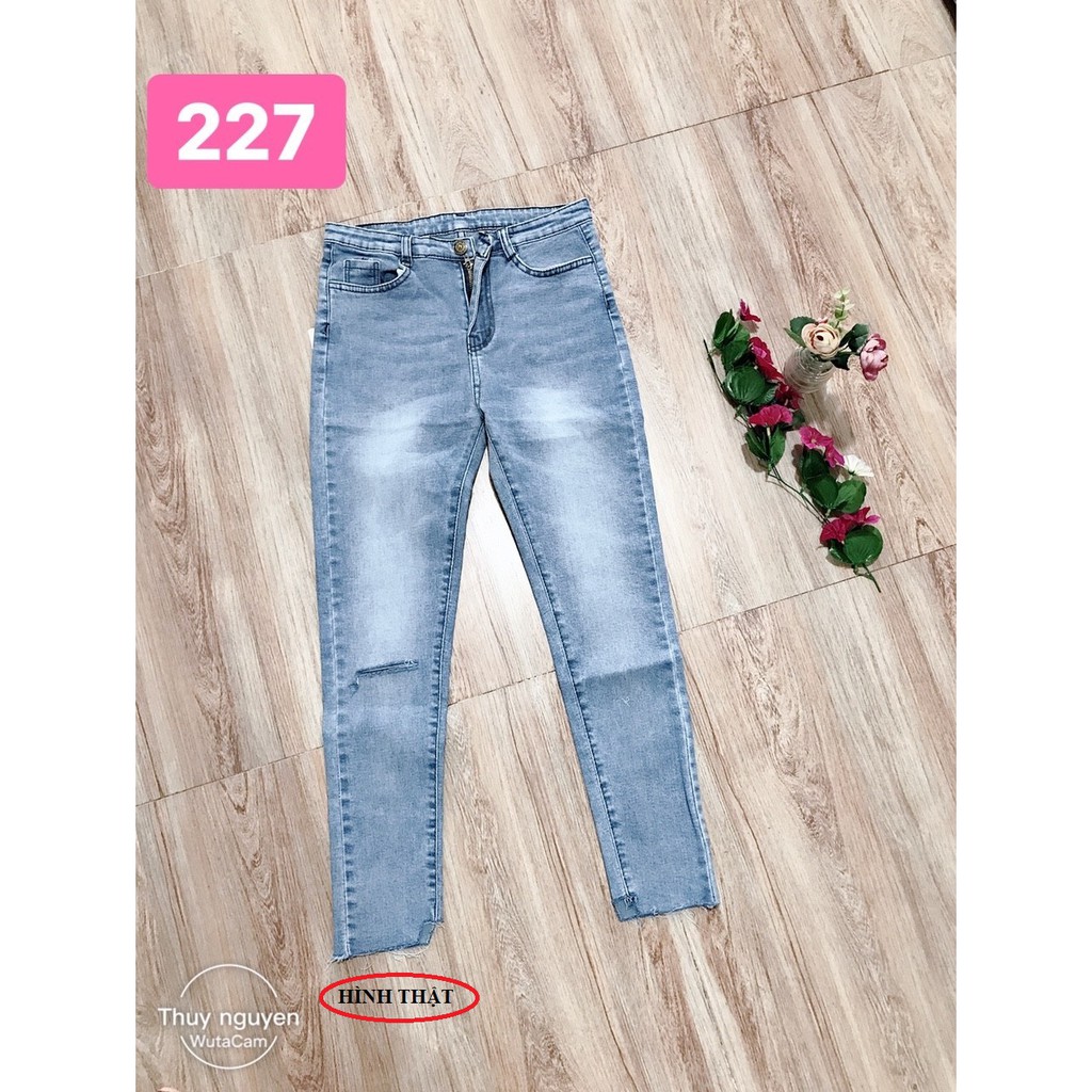 quần jean nữ lưng cao rách kiểu có VIDEO mv 548 | BigBuy360 - bigbuy360.vn