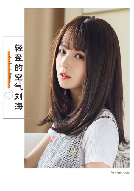 [FREESHIP50K] [Ảnh thật] Tóc bộ ngang vai cụp nhẹ sỉ 95k