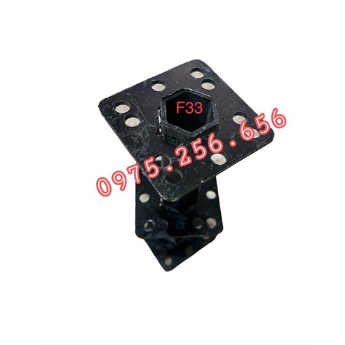 Trục lắp phay máy cày 173=178=186 lỗ to lệch ngắn