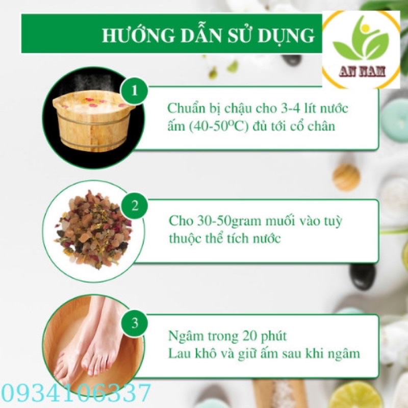 Túi lọc Muối Ngâm chân Thảo dược Spa  (sỉ số lượng)