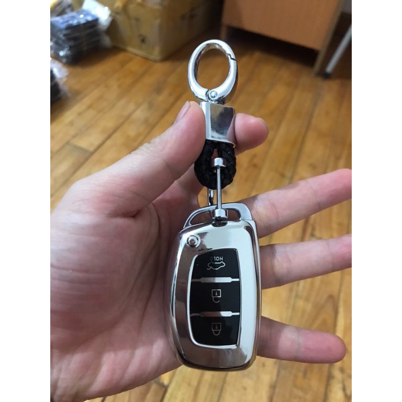 Bao Đựng Chìa Khóa Xe Elantra, Tucson , I10 kèm móc treo MTG