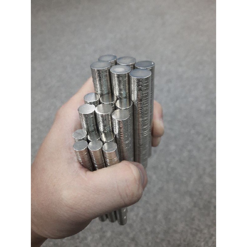 Nam Châm Tròn, Nam châm từ tính vĩnh cữu - phụ kiên làm da handmade