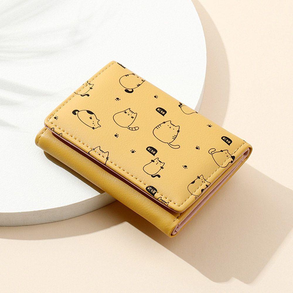 Ví Da Đựng Tiền Xu Dáng Ngắn Xinh Xắn Dành Cho Nữ ZAIJIE24
