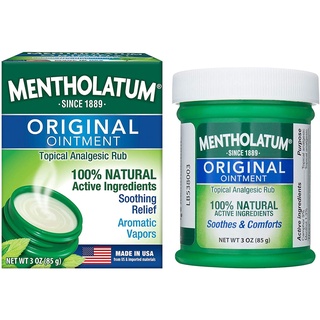 Dầu cù là mentholatum mỹ 100% natural 85g