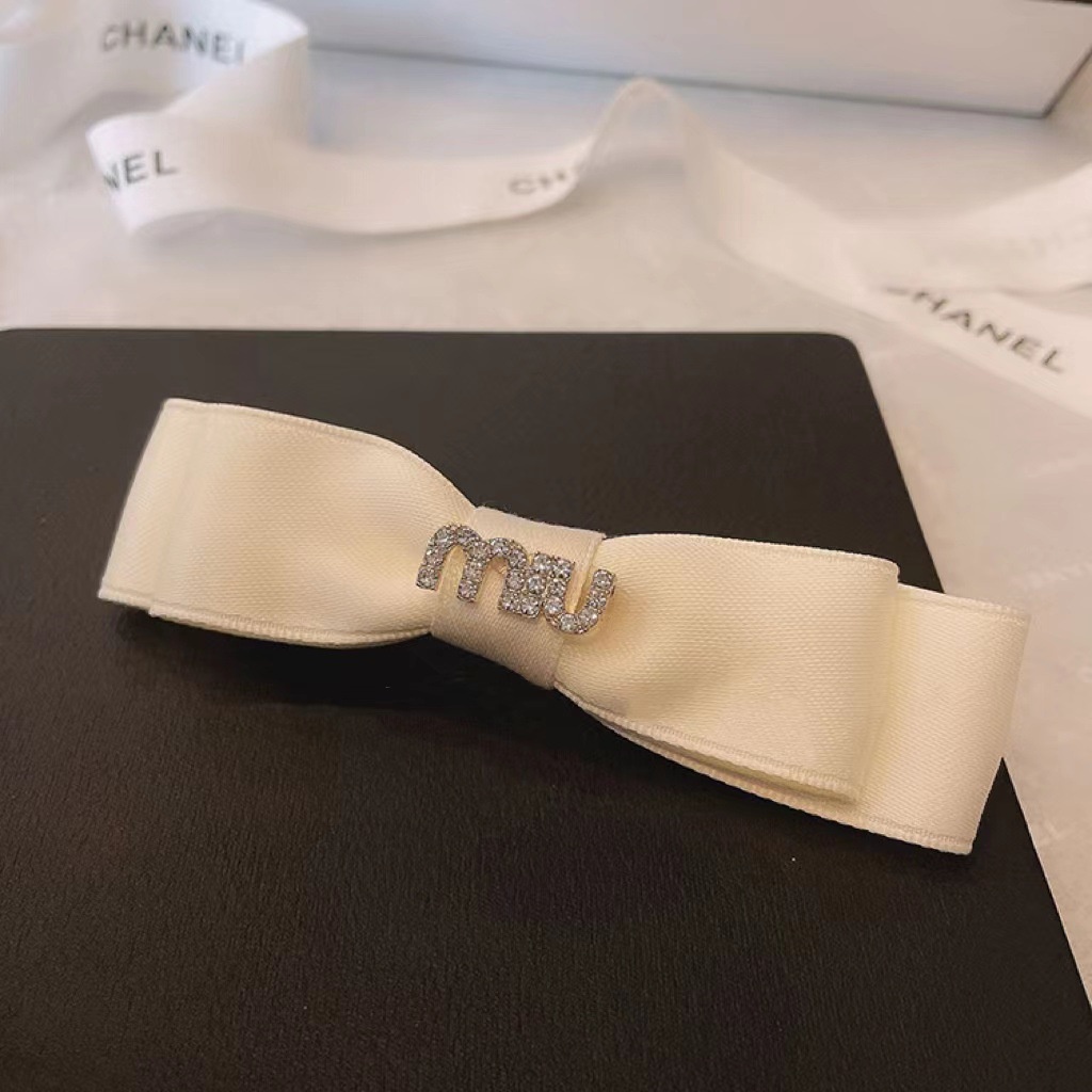 Kẹp Tóc Hình Nơ Đính Đá Lấp Lánh Phong Cách Công Chúa Cho Nữ