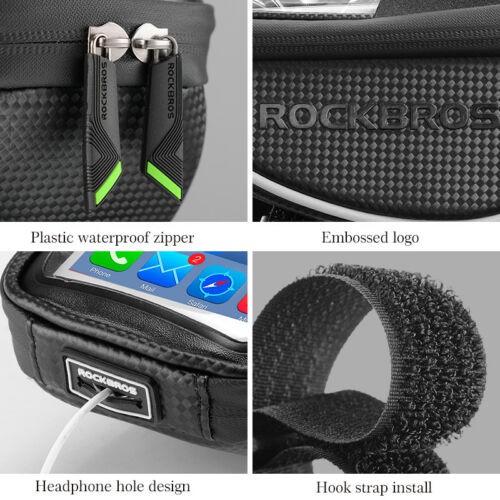 Túi đựng điện thoại xe đạp ROCKBROS gắn tay lái tiện lợi