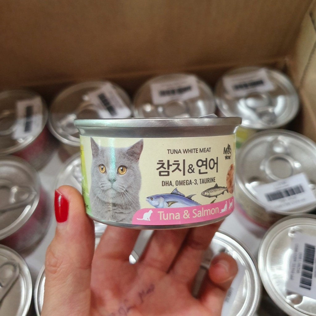 Pate  cho mèo MEOWOW TUNA WHITE- súp thịt cá ngừ trắng nguyên miếng