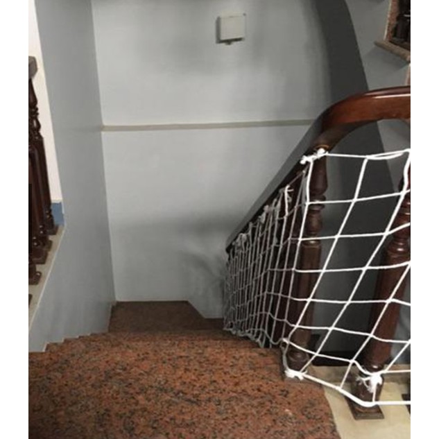 Lưới Chắn Cầu Thang 0,8 mét X 10mét màu trắng