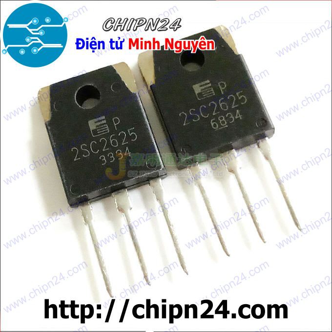 [1 CON] Transistor C2625 TO-3P NPN 10A 450V (2SC2625 2625)