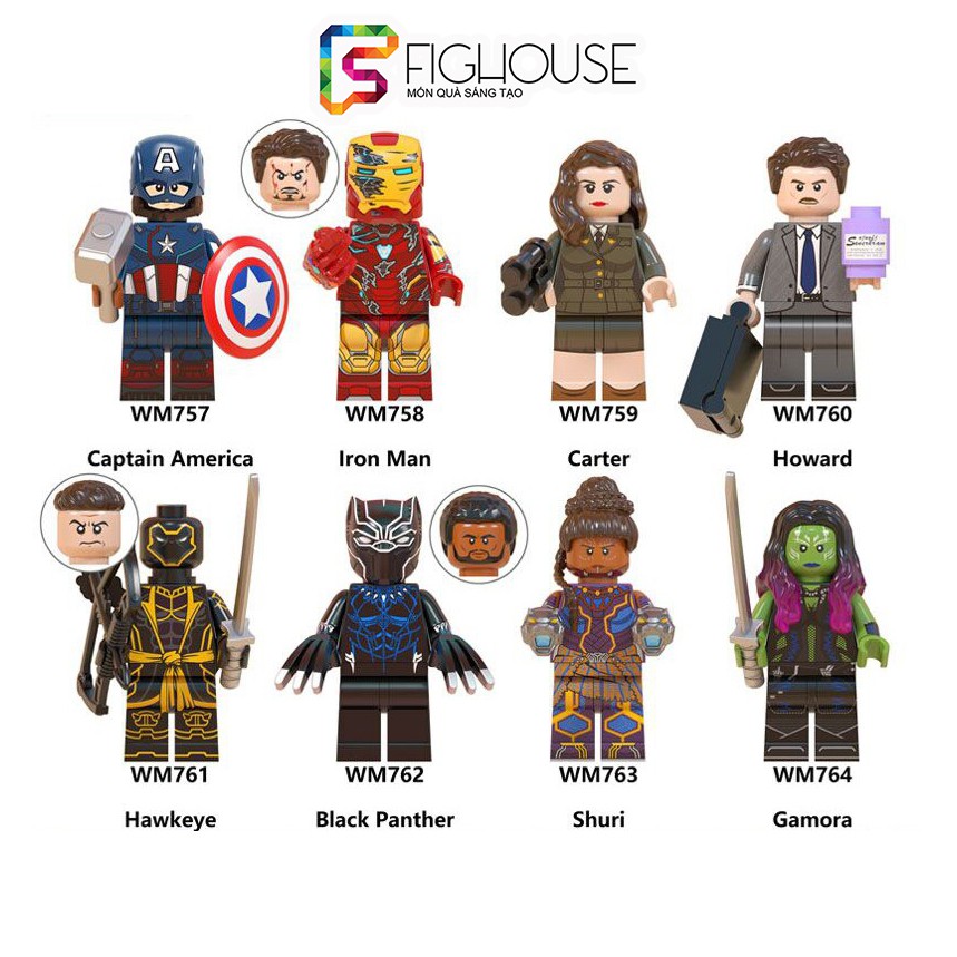 Minifigures Siêu Anh Hùng Marvel Avengers WM6068 - Đồ Chơi Lắp Ráp non-lego [C21]