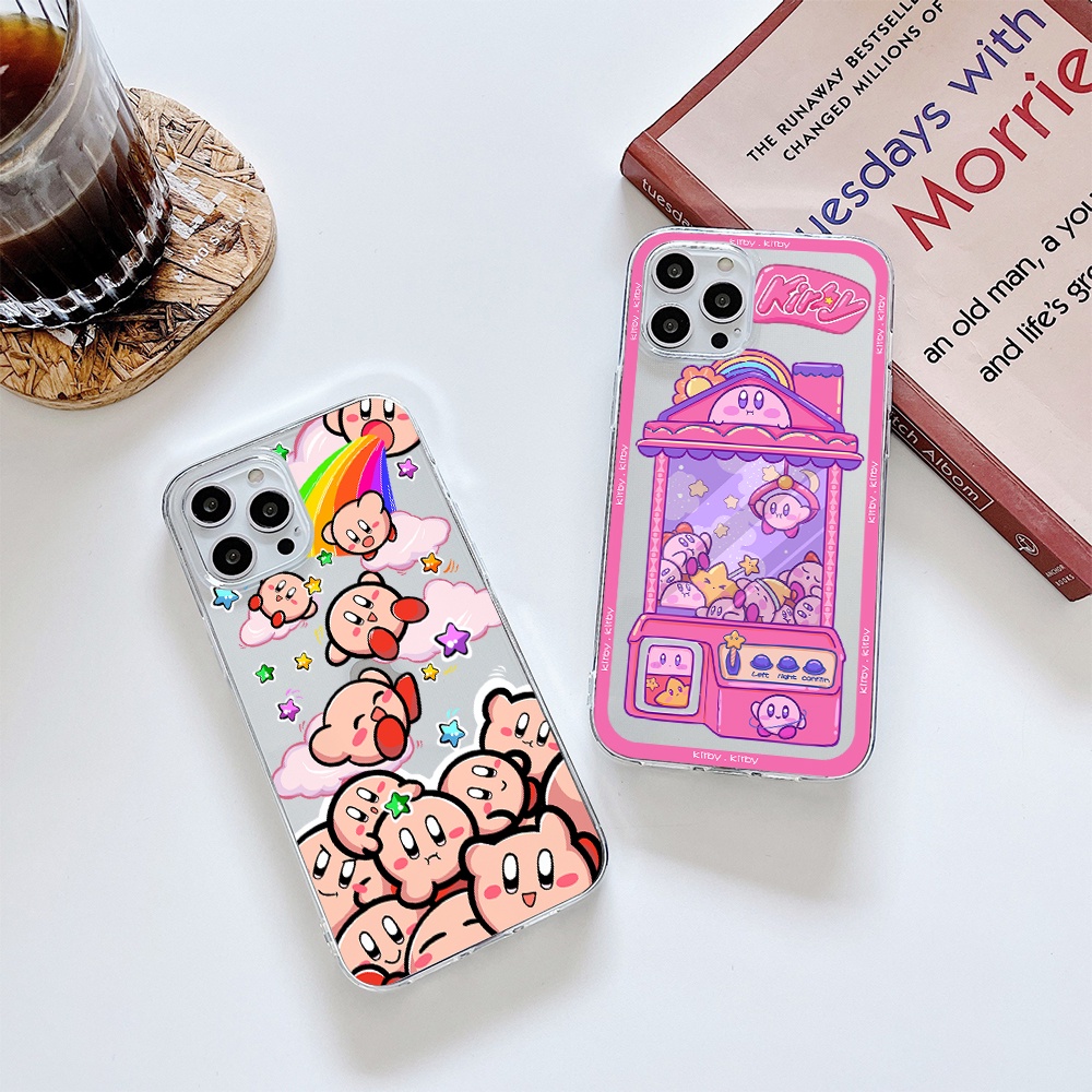 Ốp Điện Thoại Tpu Dẻo Họa Tiết Game of Kirby Cho iPhone 11 12 13 pro max XS X XR XSMax 7 8 6 6s plus 5 4 SE 2020
