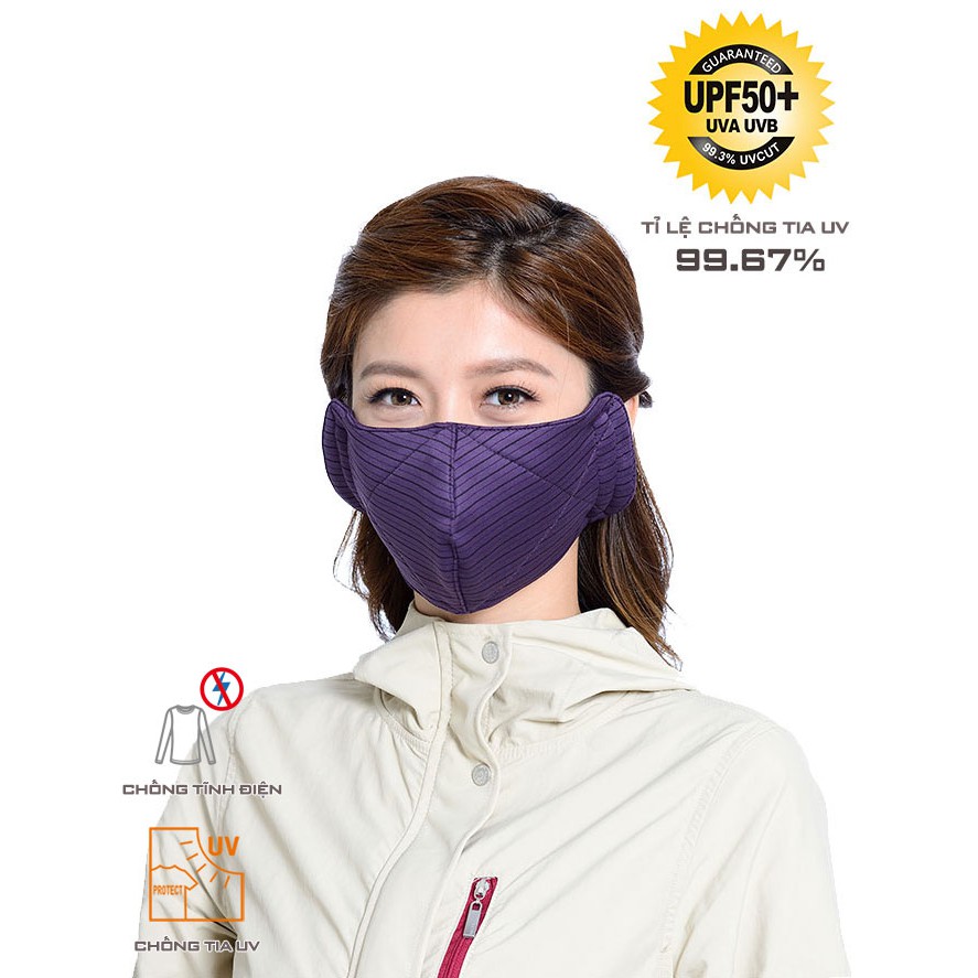 Khẩu trang chống tia UV hỗ trợ giữ ấm, chống tĩnh điện UV100 LC41670 | BigBuy360 - bigbuy360.vn