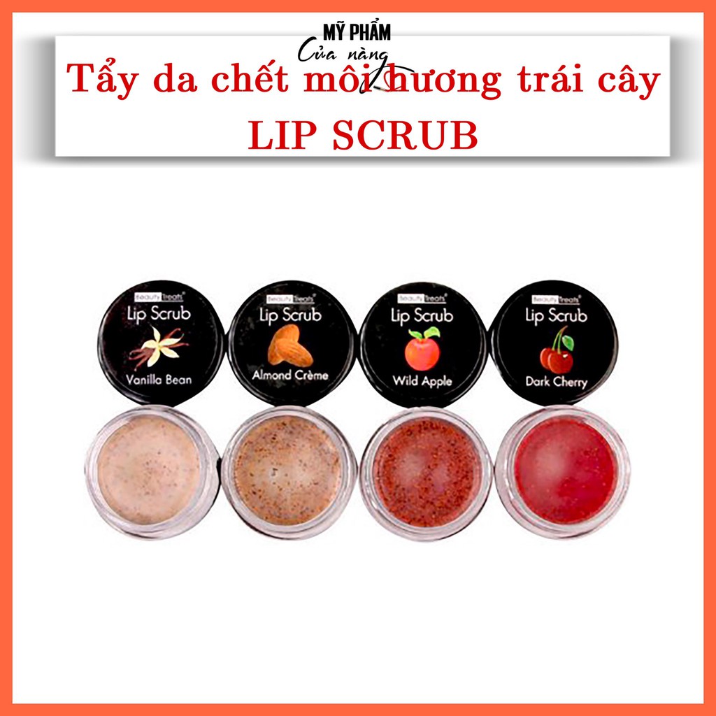 Tẩy Da Chết Môi Lip Scrub Beauty Treats hương trái cây