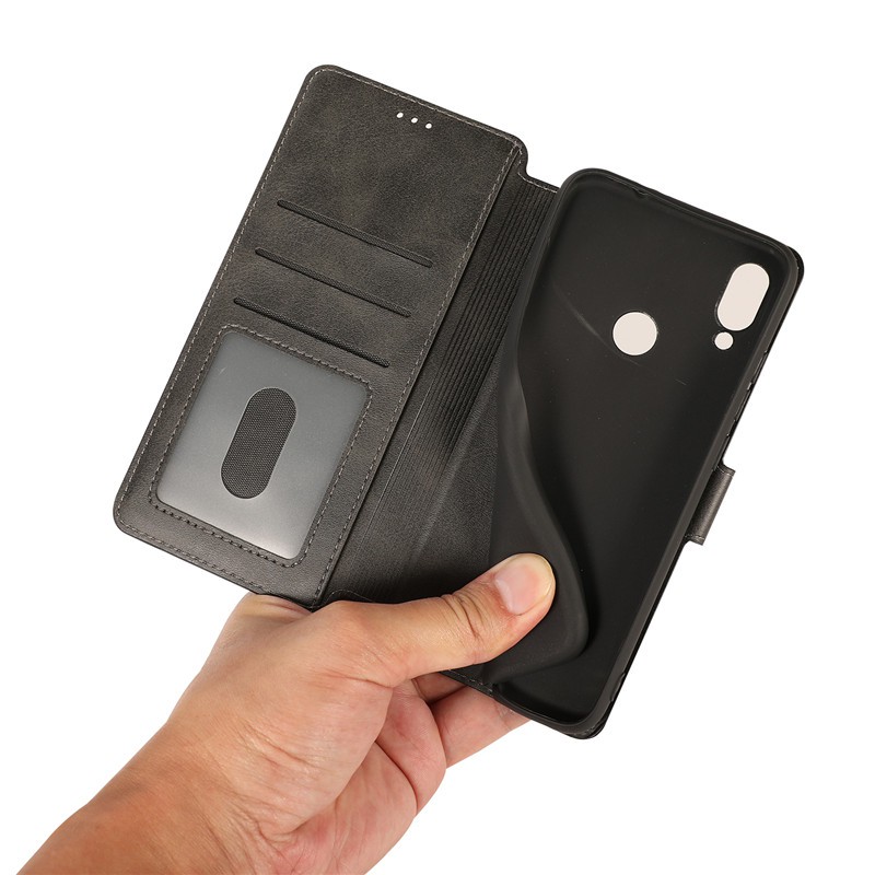 Bao da điện thoại nắp lật khóa từ có giá đỡ sang trọng cho iPhone XS max XR XS 11 Pro Max iP 11 Pro | BigBuy360 - bigbuy360.vn