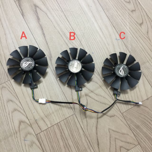 [ QUẠT ZIN ]Một cái Asus Strix 3 fan cho Rx480 Rx580 Gtx 1060 1070 1080 1080ti
