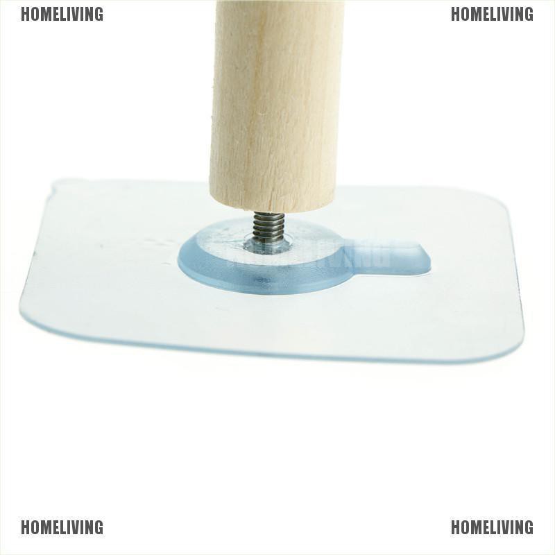 Móc Gỗ Treo Khăn Gắn Tường Tự Dính Tiện Dụng