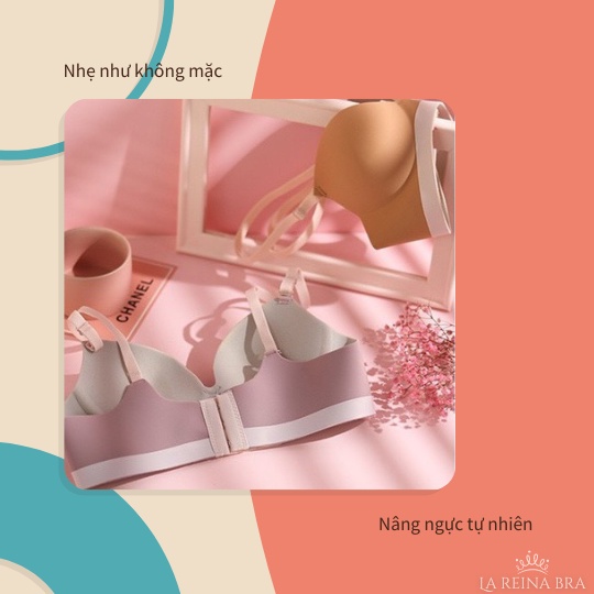 ÁO NGỰC NỮ LA REINA BRA - LRAL025 mút dày siêu êm, nâng ngực, không gọng, không viền