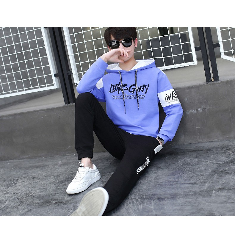 Bộ Nam Thu Đông Dài Tay - Áo Thun Nam Dài Tay Quần Dài Nam Unisex Chất Nỉ Cotton - HD Shop Quần Áo Thời Trang