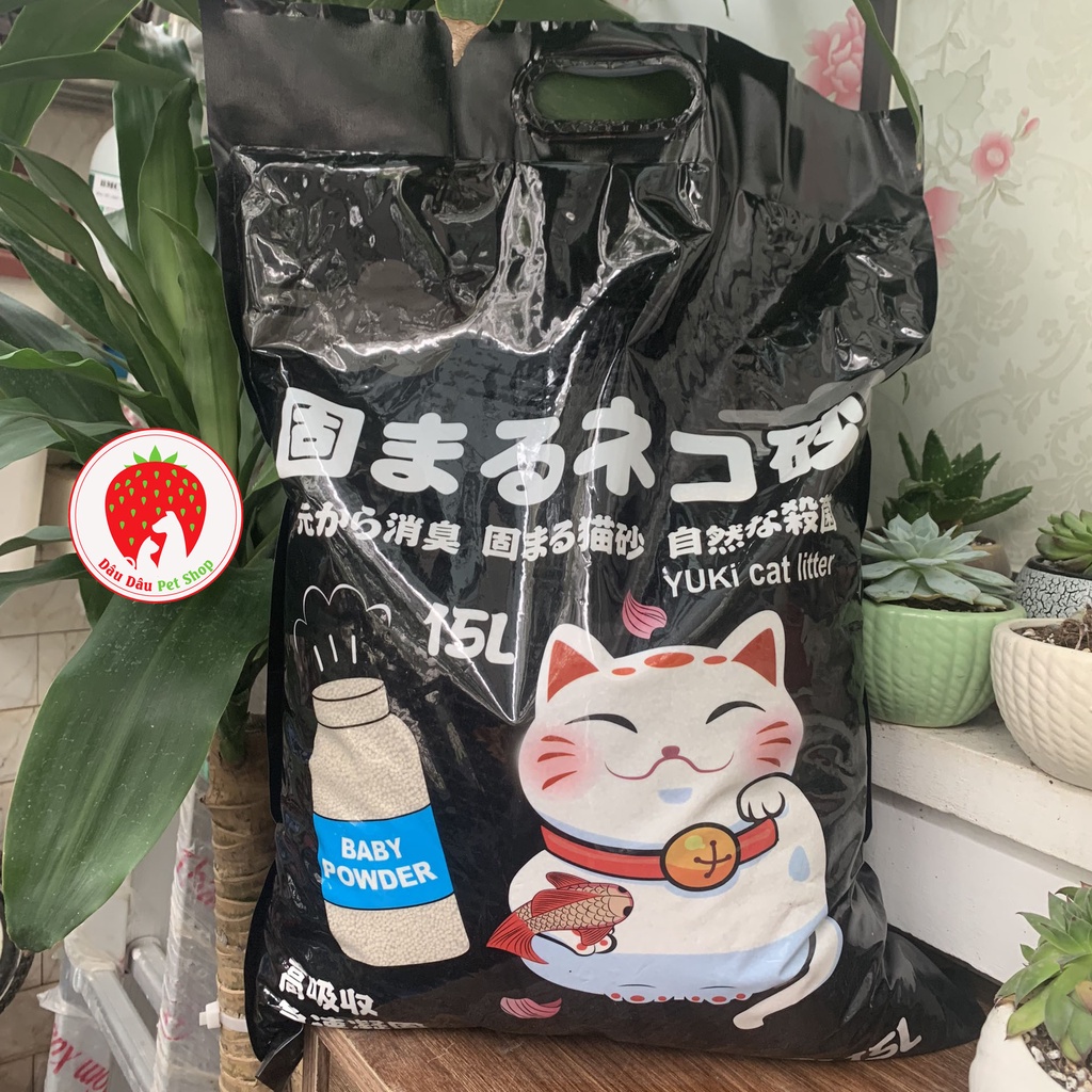 Cát nhật Yuki 15L siêu vón siêu khử mùi