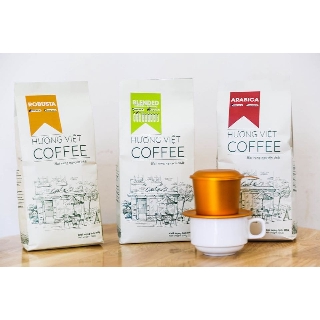Cà Phê Arabica Rang Mộc Nguyên Chất (Xay Pha Máy)