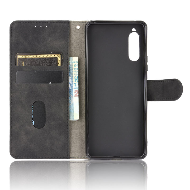 Sony Xperia 10 1 II Plus 8 5 ACE L4 XZ3 Leather Flip Case Smooth Shockproof Cases Magnetic Card Holder Wallet Phone Cover