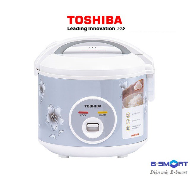 [Mã ELHADEV giảm 4% đơn 300K] [Freeship toàn quốc từ 50k] Nồi cơm điện nắp liền Toshiba RC-10JFM(H)VN