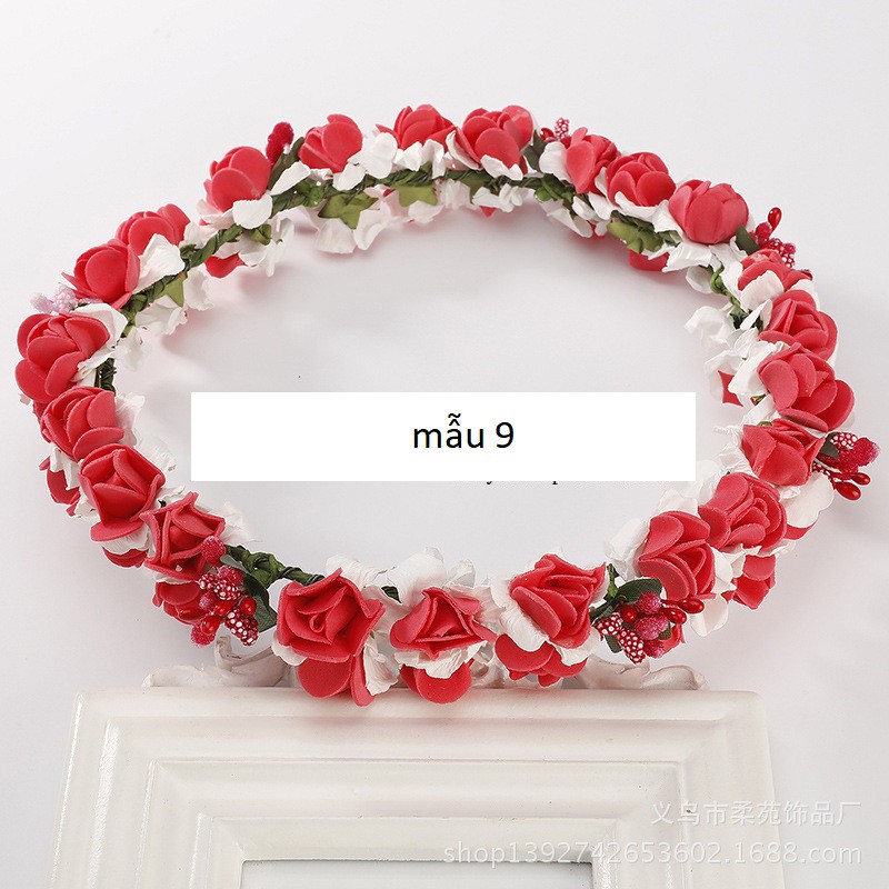 Vòng hoa đội đầu