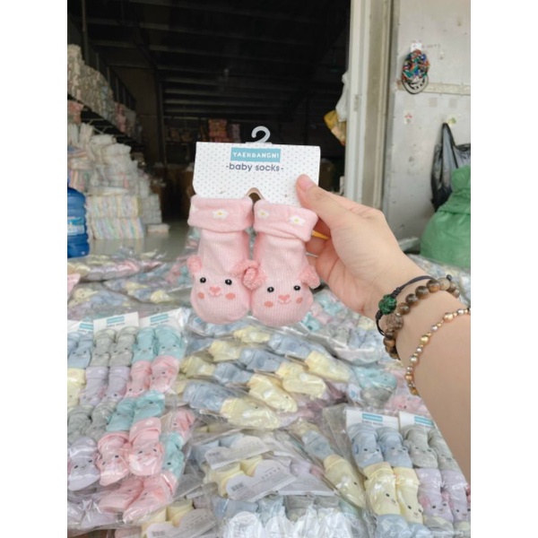 Tất Thú Siêu Xinh Cho Bé 0-6m Nhiều Mẫu (có chống trơn)