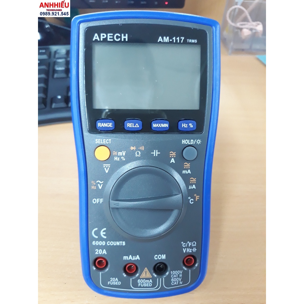 Apech AM-117 đồng hồ vạn năng hiện số trueRMS  APECH AM 117