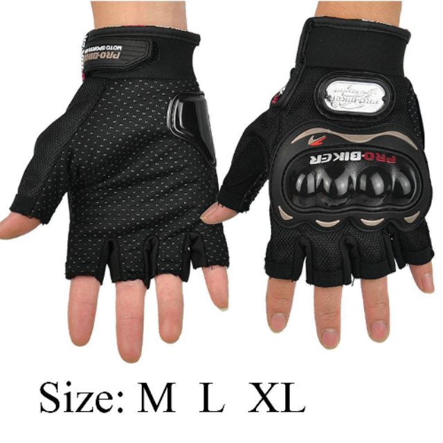 Găng Tay Xe Máy Hở Ngón